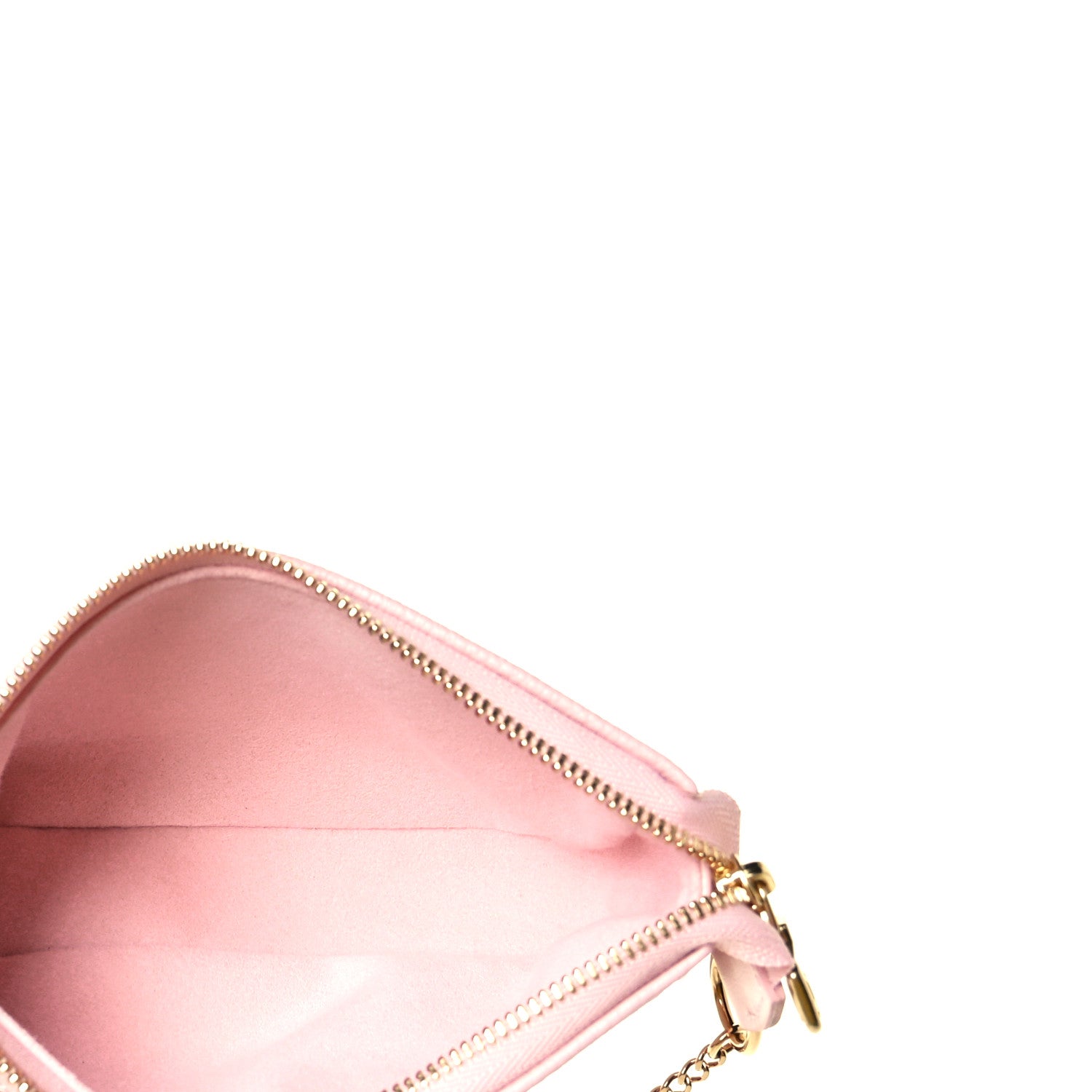 Louis Vuitton Empreinte Monogram Giant Broderies Mini Pochette Accessories Pink Creme 5 of 5