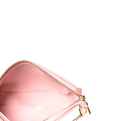 Louis Vuitton Empreinte Monogram Giant Broderies Mini Pochette Accessories Pink Creme 5 of 5
