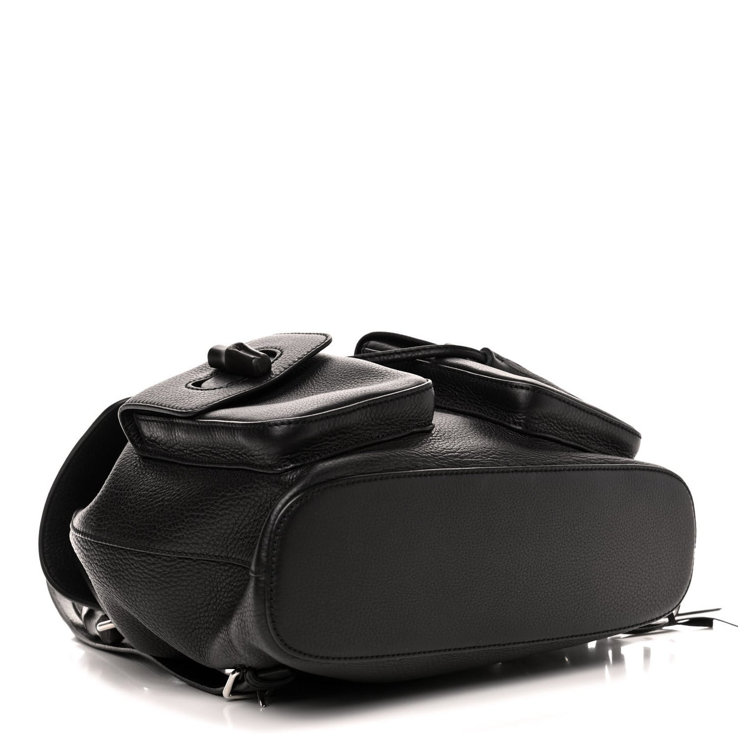 Cellarius Calfskin Medium Bamboo Backpack Black
