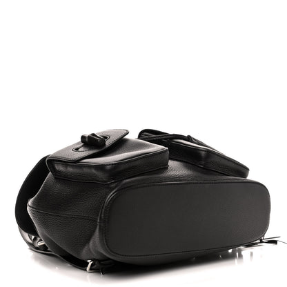 Gucci Cellarius Calfskin Medium Bamboo Backpack Black 3 of 6