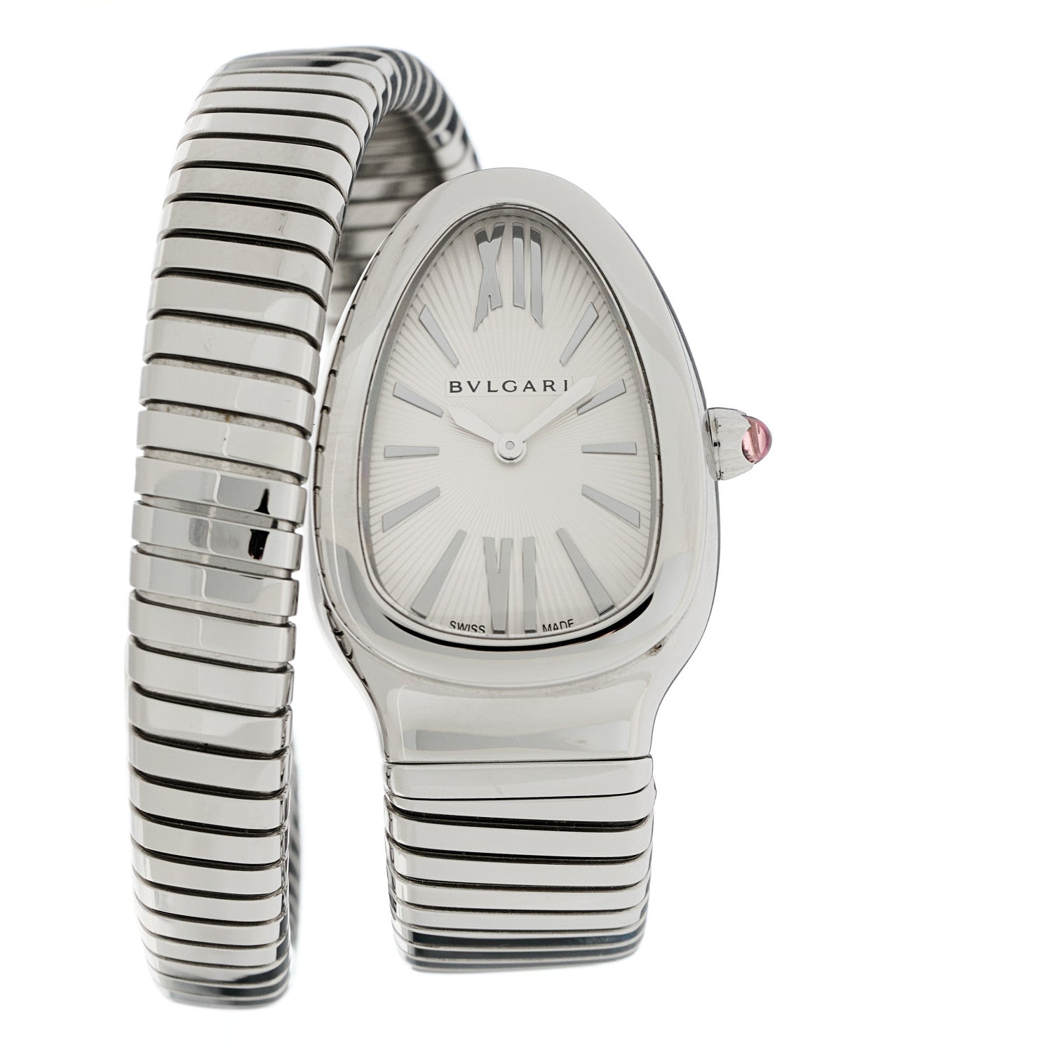 Bulgari Stainless Steel 35mm Serpenti Tubogas Quartz Watch 1 of 4