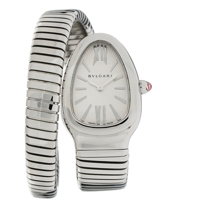 Bulgari Stainless Steel 35mm Serpenti Tubogas Quartz Watch 1 of 4