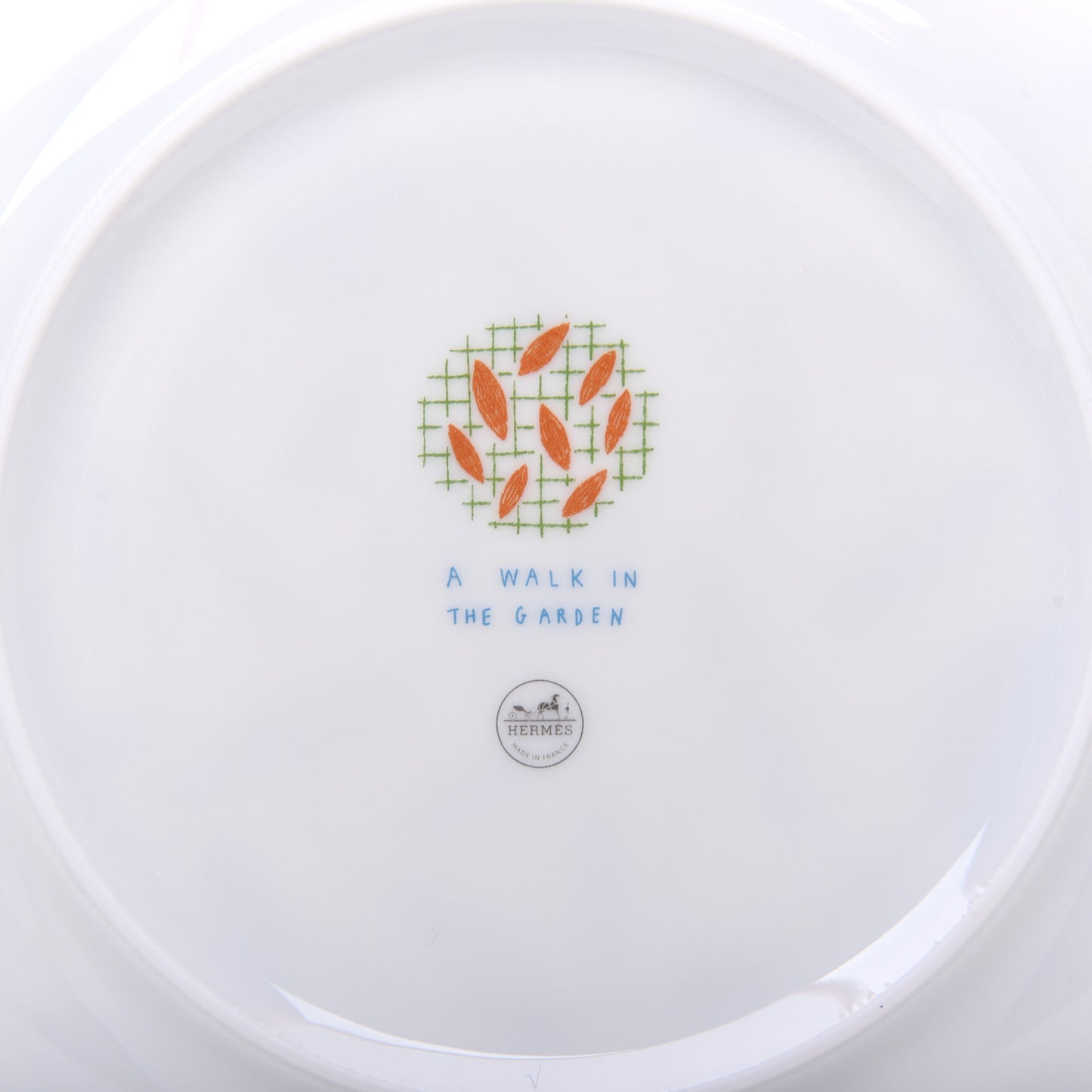 Porcelain A Walk In The Garden Dessert Plate Set of 2