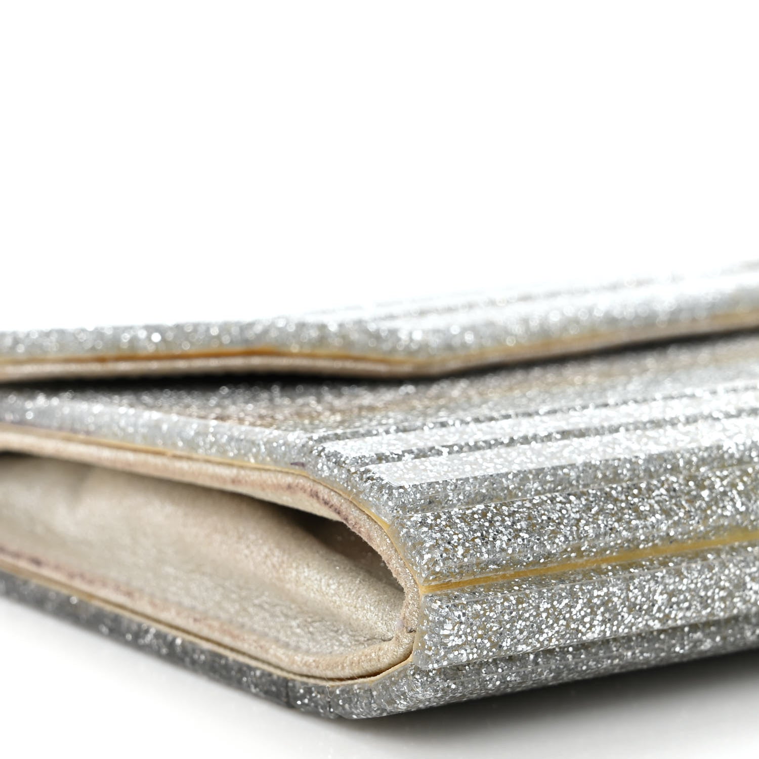 Jimmy Choo Acrylic Glitter Candy Clutch Silver 10 of 13