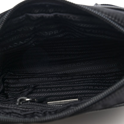 Prada Tessuto Nylon Saffiano Logo Camera Bag Black 5 of 9
