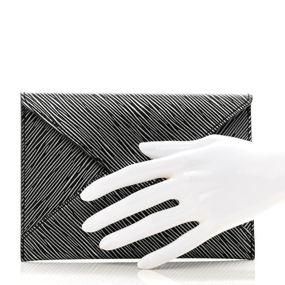 Louis Vuitton Metallic Epi Medium Kirigami Pochette Insert Platine 2 of 6