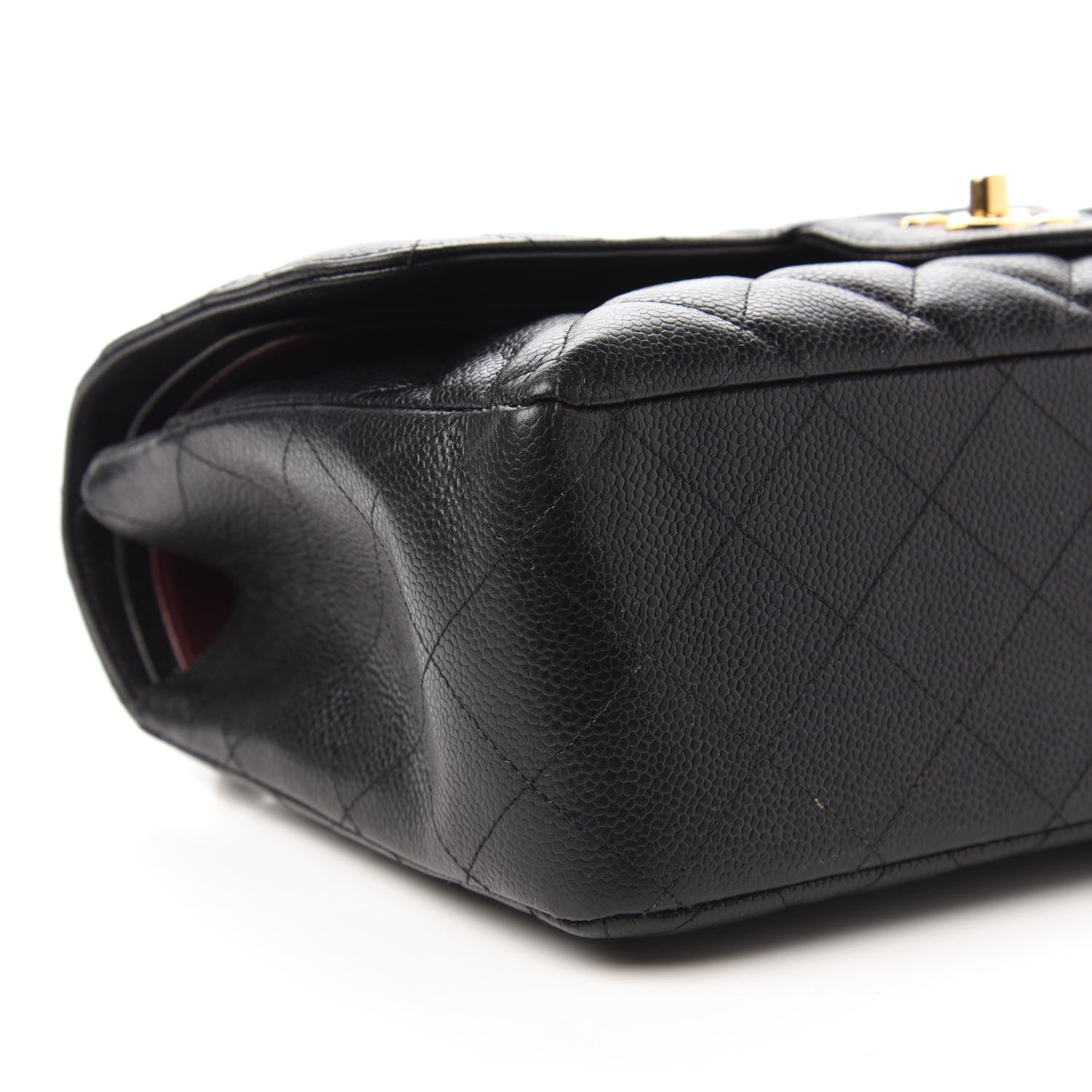 Chanel Caviar Quilted Jumbo Double Flap Black 6 of 10