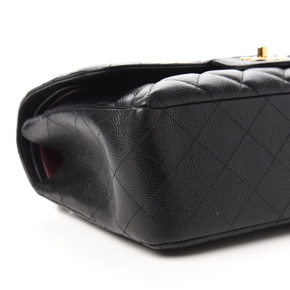 Chanel Caviar Quilted Jumbo Double Flap Black 6 of 10