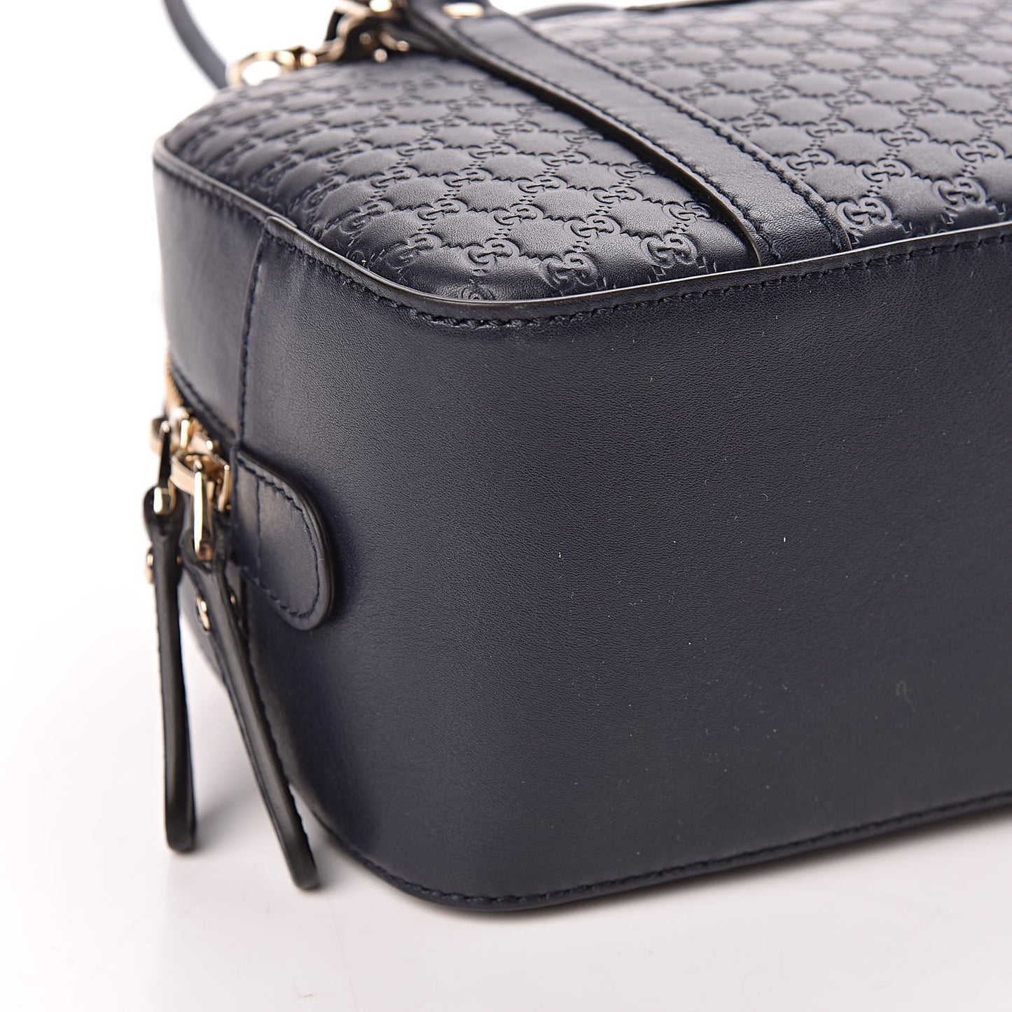 Soft Microguccissima Small Crossbody Bag Blue