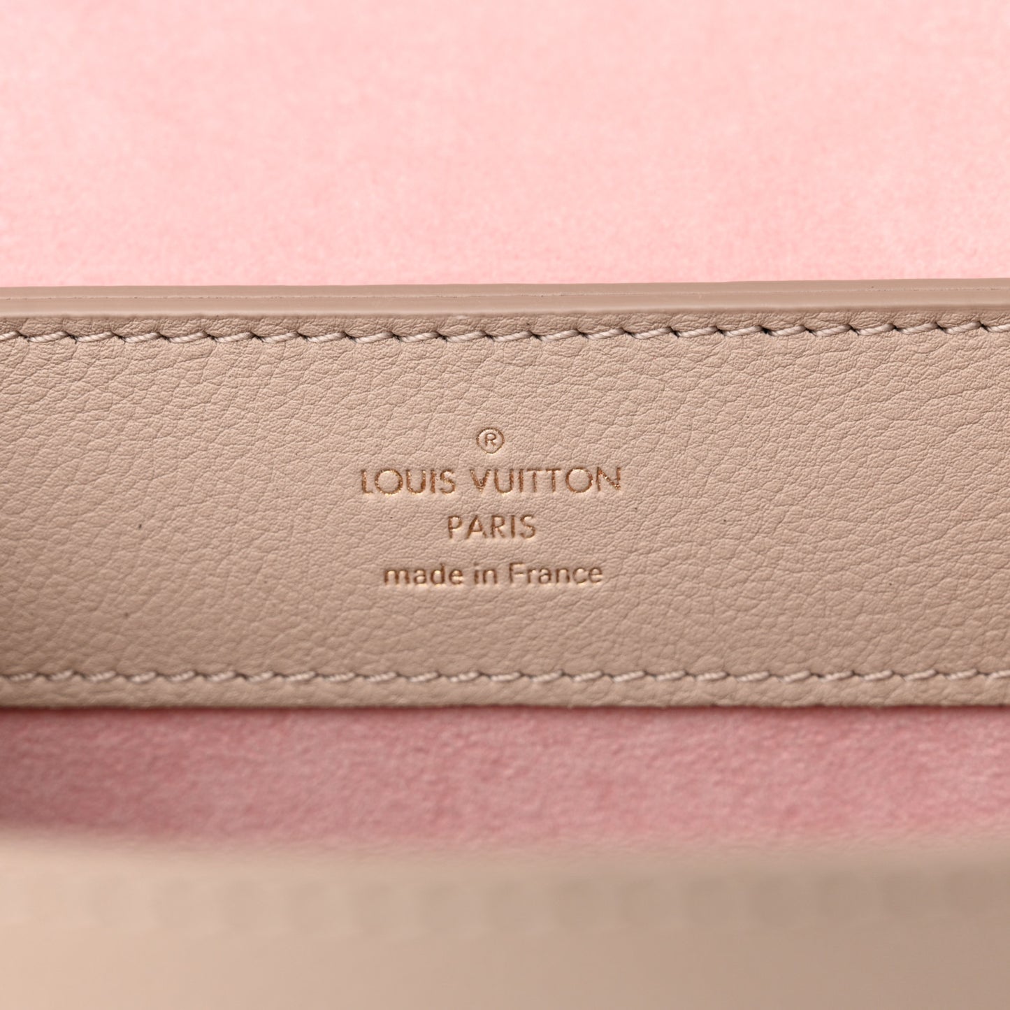 Soft Calfskin Mini Lockme Ever Greige