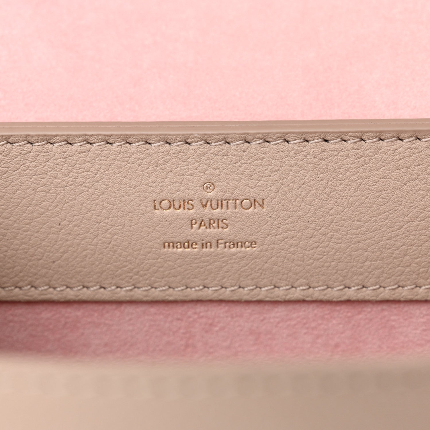 Louis Vuitton Soft Calfskin Mini Lockme Ever Greige 6 of 10