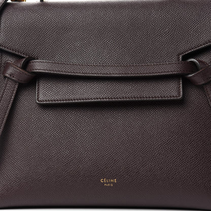 Celine Grained Calfskin Micro Belt Bag Burgundy 9 of 9