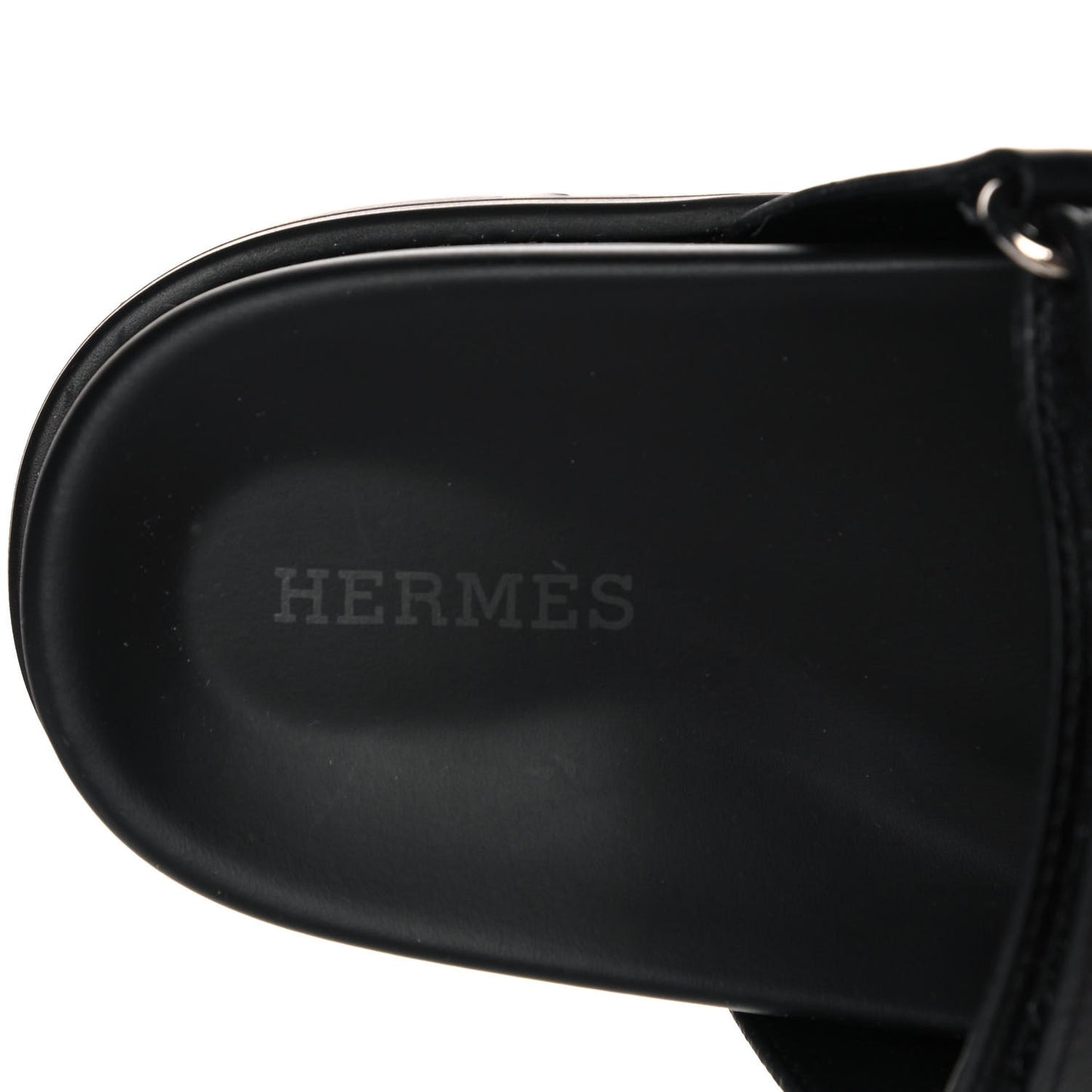 Calfskin Womens Chypre Sandals 35 Black