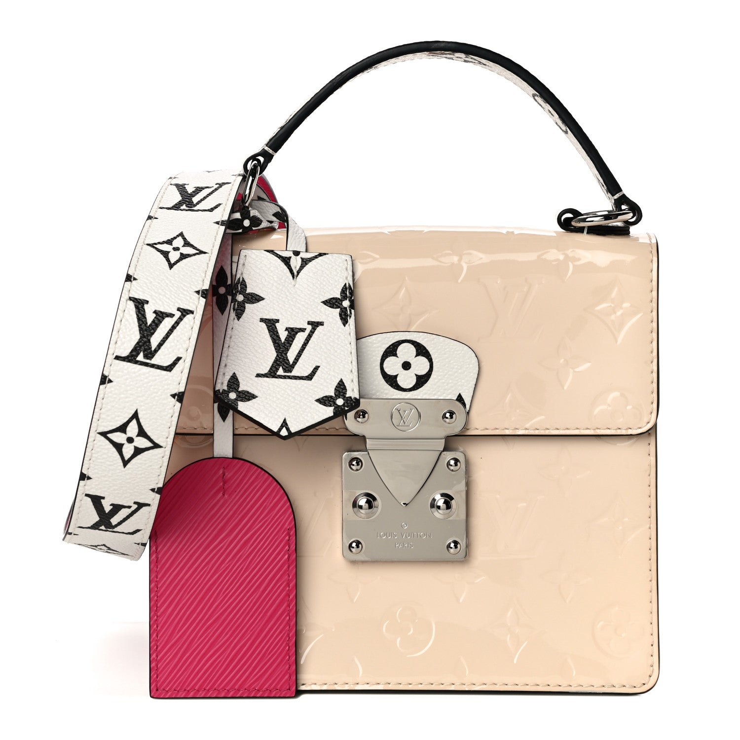 Louis Vuitton Vernis Epi Monogram Spring Street Creme 1 of 12