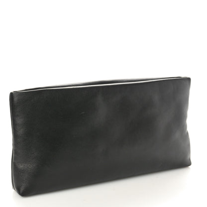 Saint Laurent Lambskin Long Calypso Pouch Black 3 of 7