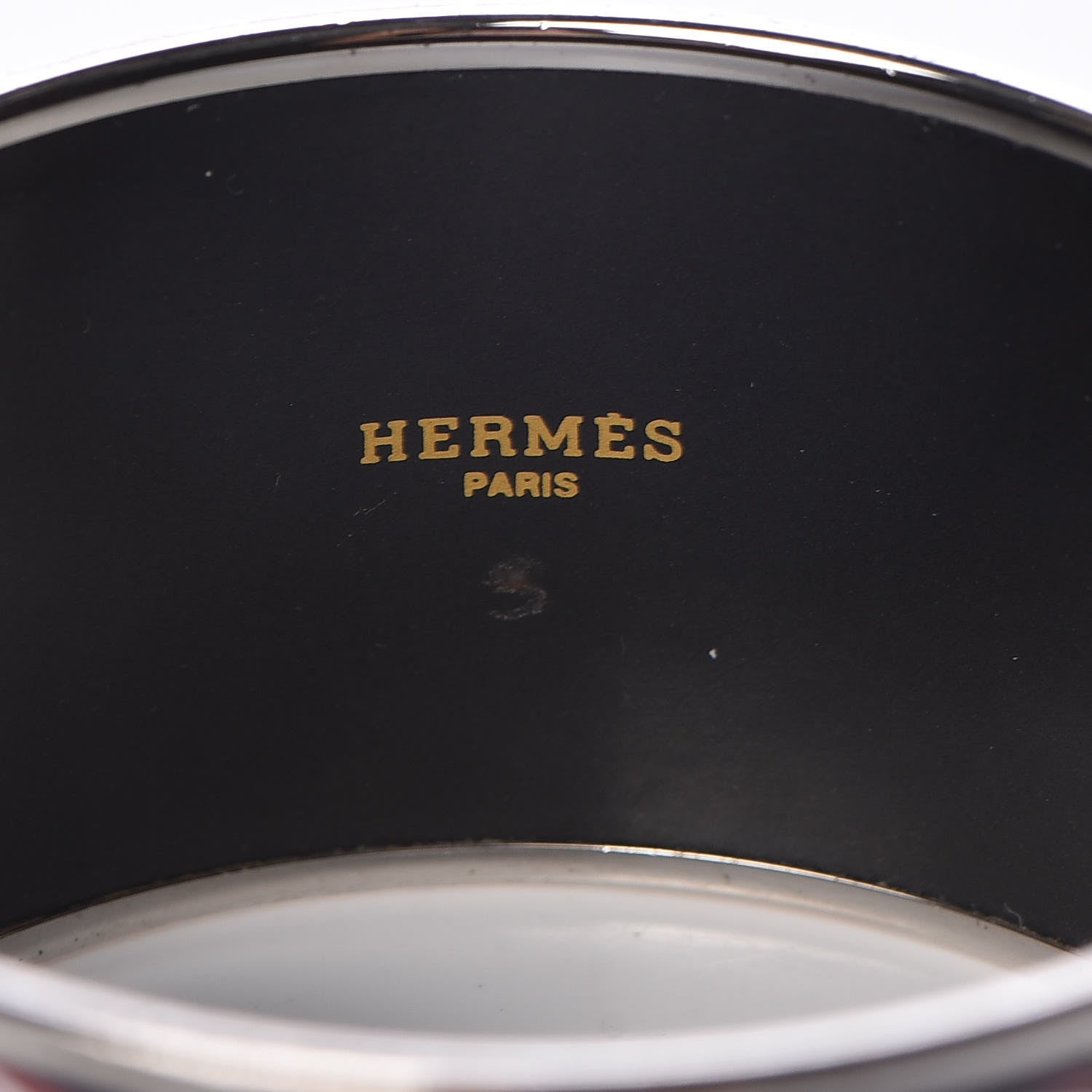 Hermes Enamel Printed Quadrige Extra Wide Bracelet 70 4 of 7