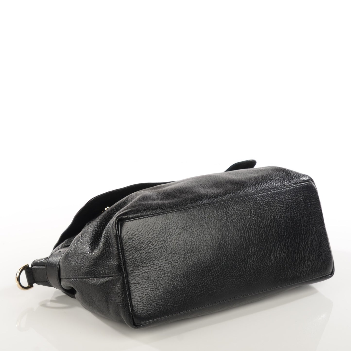 Pebbled Calfskin Edie Crossbody Black
