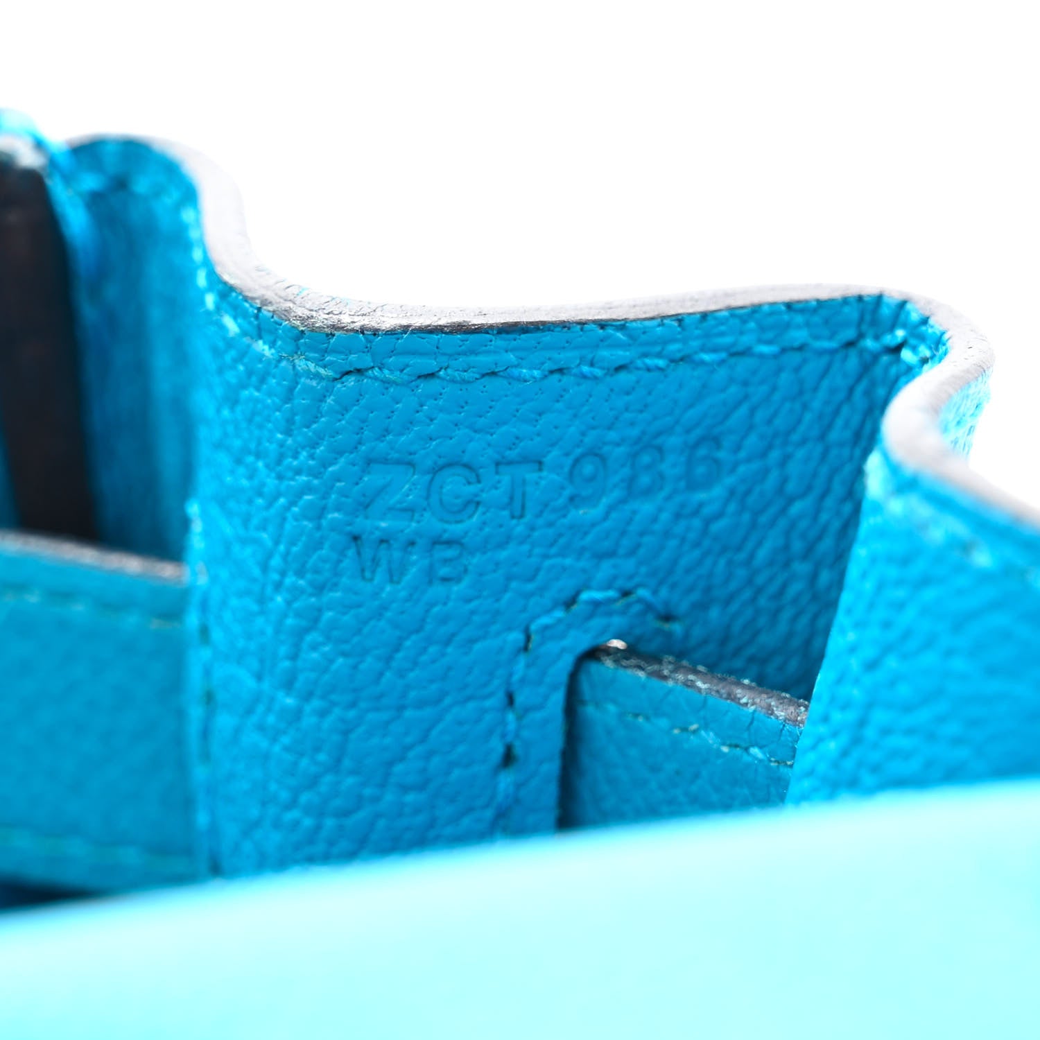Hermes Evercolor Kelly Retourne 28 Bleu Frida 7 of 11