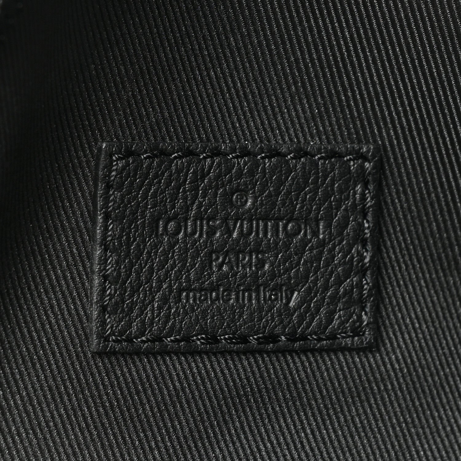 Louis Vuitton Calfskin Shadow Monogram Duo Slingbag Black 7 of 10