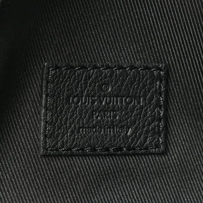Louis Vuitton Calfskin Shadow Monogram Duo Slingbag Black 7 of 10
