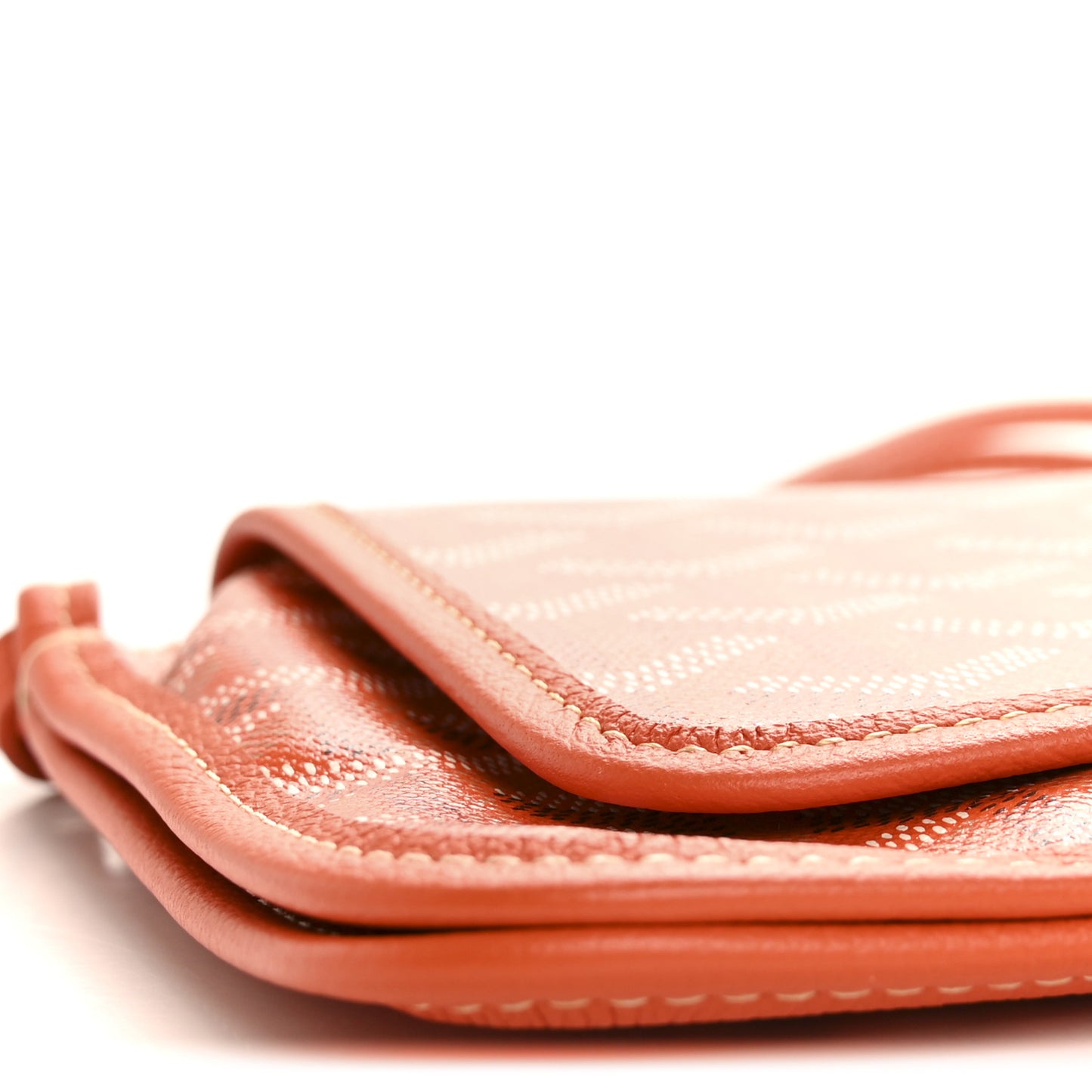 Goyardine Plumet Wallet Clutch Orange