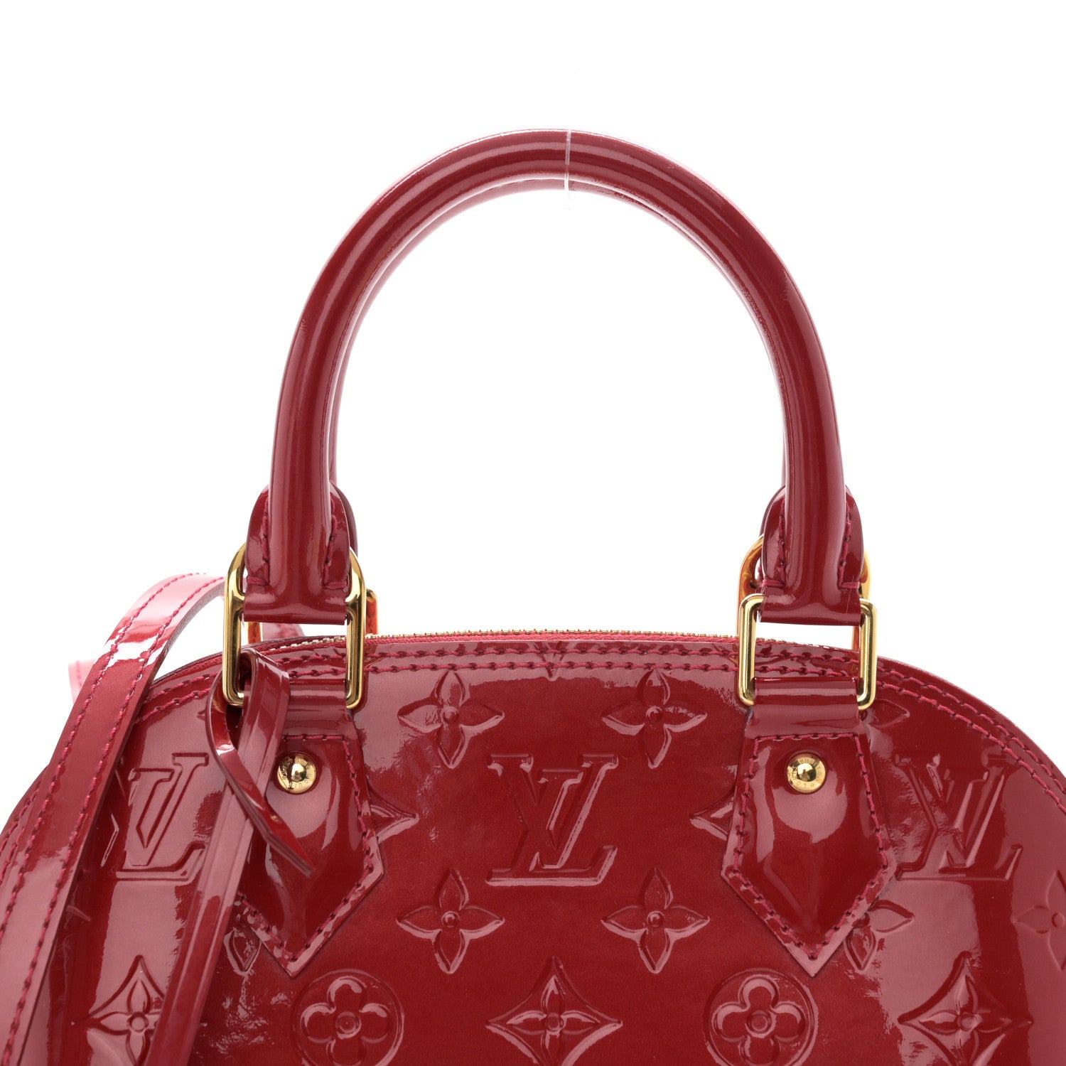 Louis Vuitton Vernis Alma BB Pomme D'Amour 5 of 10