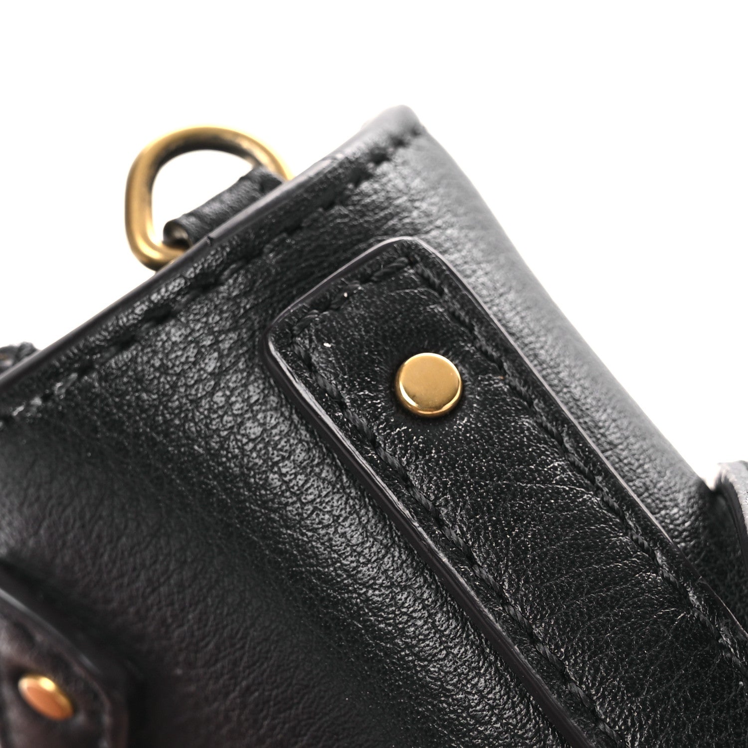 Chloe Calfskin Small Nile Bracelet Minaudiere Bag Black 13 of 14