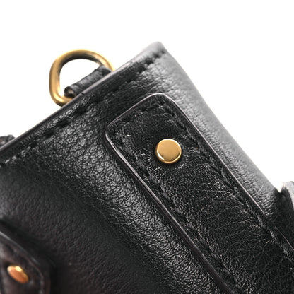 Chloe Calfskin Small Nile Bracelet Minaudiere Bag Black 13 of 14