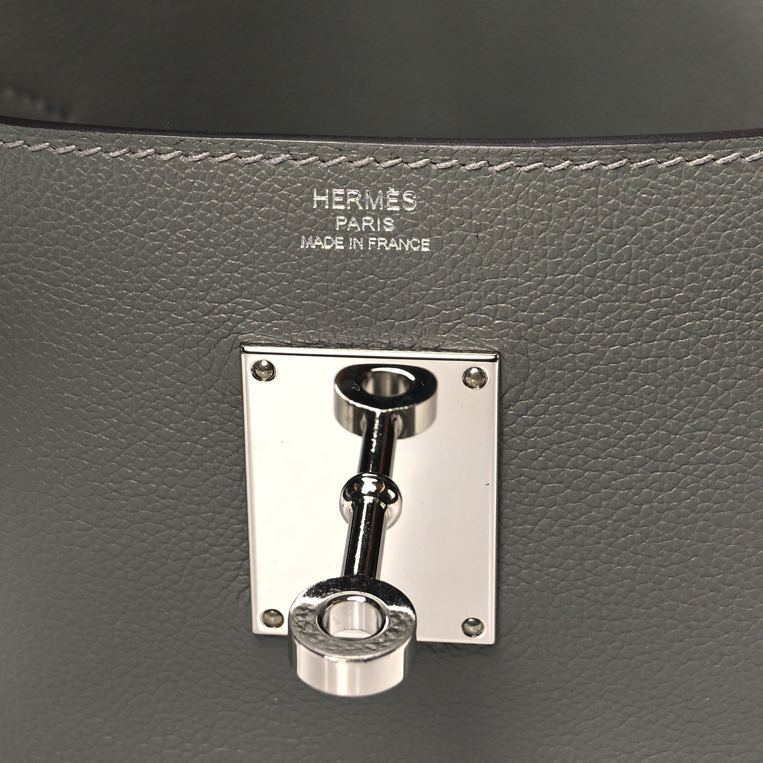 Hermes Evercolor Kelly Messenger PM Gris Meyer 6 of 9