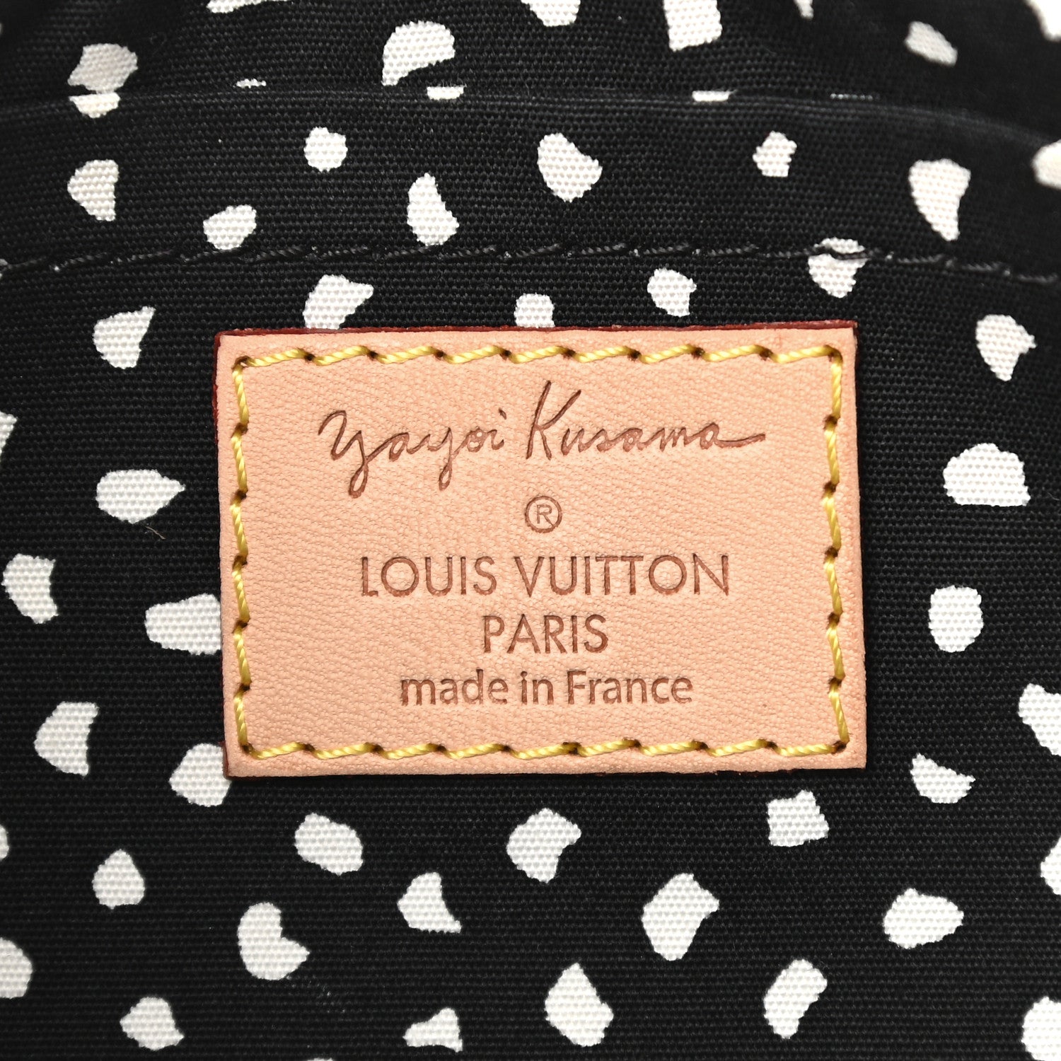 Louis Vuitton Vernis Kusama Infinity Dots Pochette Accessories Black 6 of 8