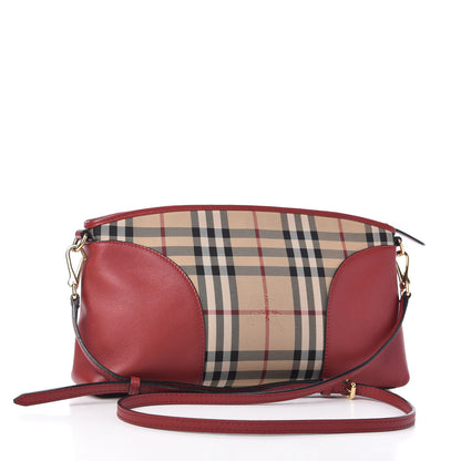 Burberry Horseferry Check Small Chichester Crossbody Clutch Bag Parade Red 3 of 12