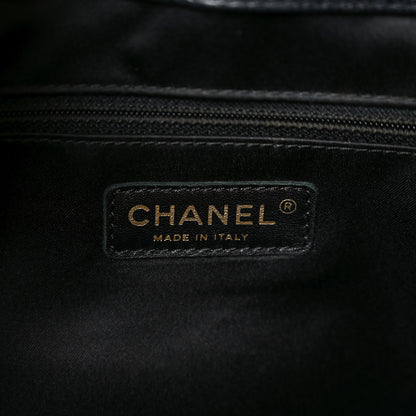 Chanel Caviar Quilted XL Grand Shopping Tote GST Black 5 of 9