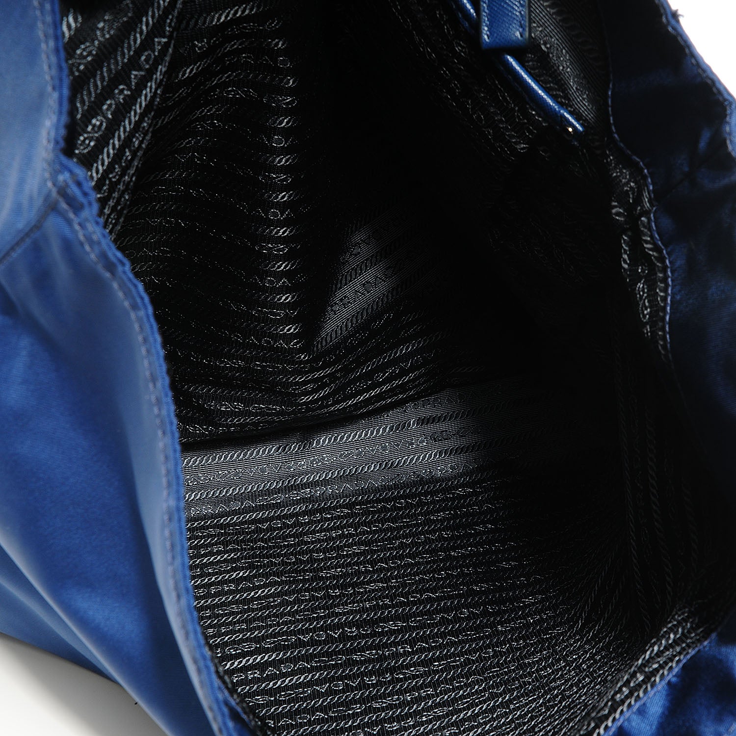 Prada Tessuto Saffiano Tote Bleuette 6 of 10
