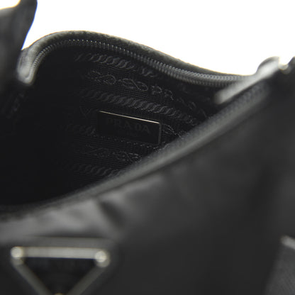 Prada Tessuto Nylon Mini Re-Edition 2000 Bag Black 8 of 9
