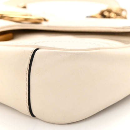 Gucci Calfskin Matelasse Mini GG Marmont Shoulder Bag White 10 of 17