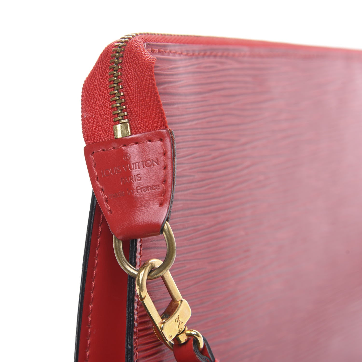 Louis Vuitton Epi Pochette Accessories 21 Castillan Red 13 of 18