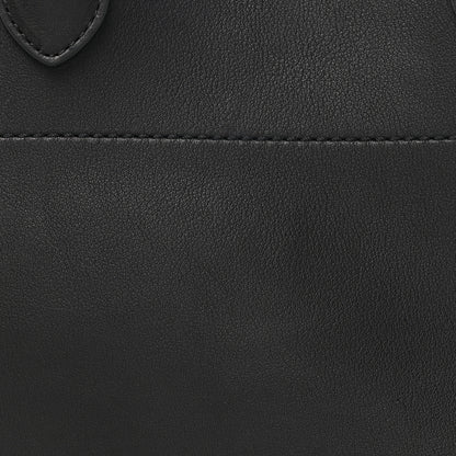 The Row Polished Saddle Calfskin Soft Margaux 15 Black 7 of 12