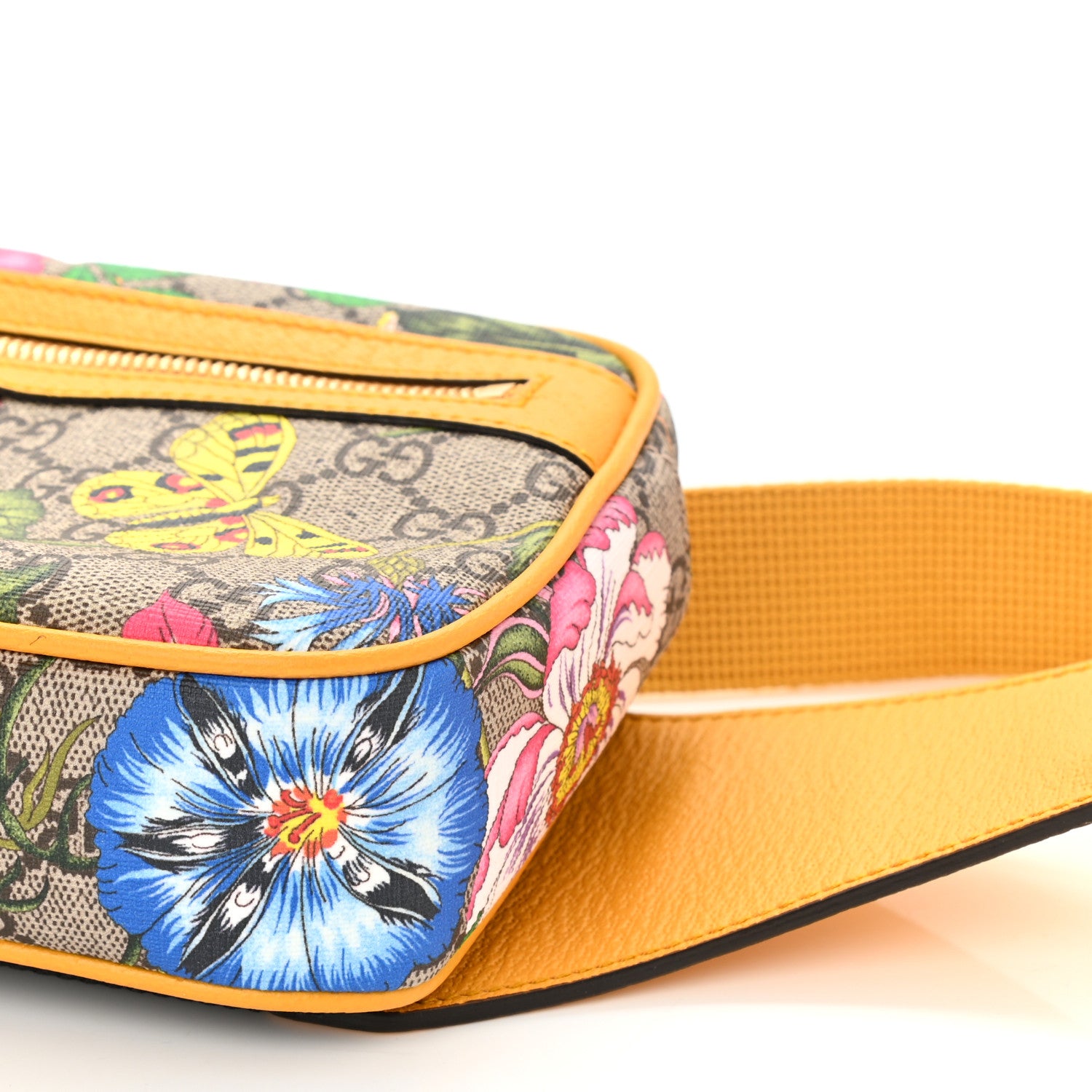 Gucci GG Supreme Monogram Flora Medium Ophidia Belt Bag Beige Multicolor Crop 8 of 8