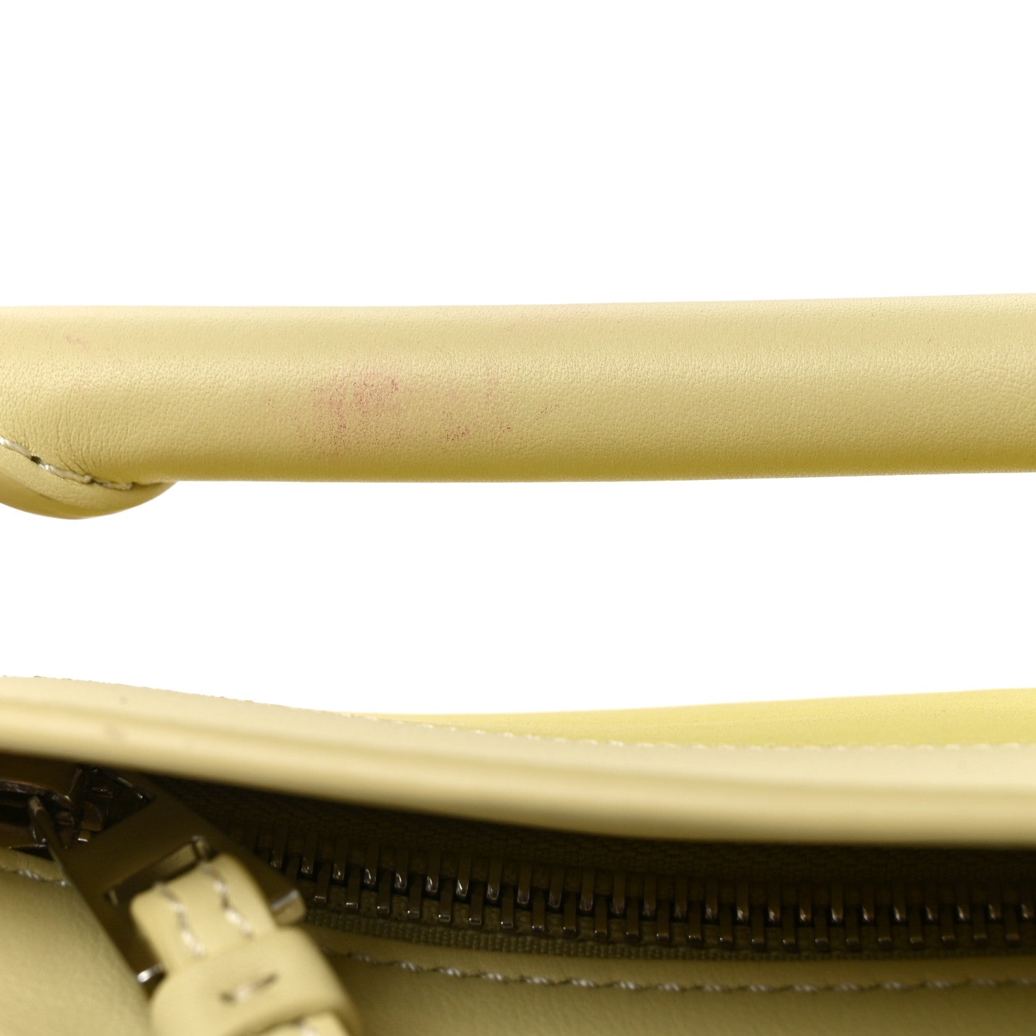 Loewe X ALBERS Nappa Calfskin Small Puzzle Bag Pale Grey Light Citrine 10 of 10