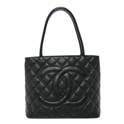 Chanel Caviar Quilted Medallion Tote Black 1 of 10