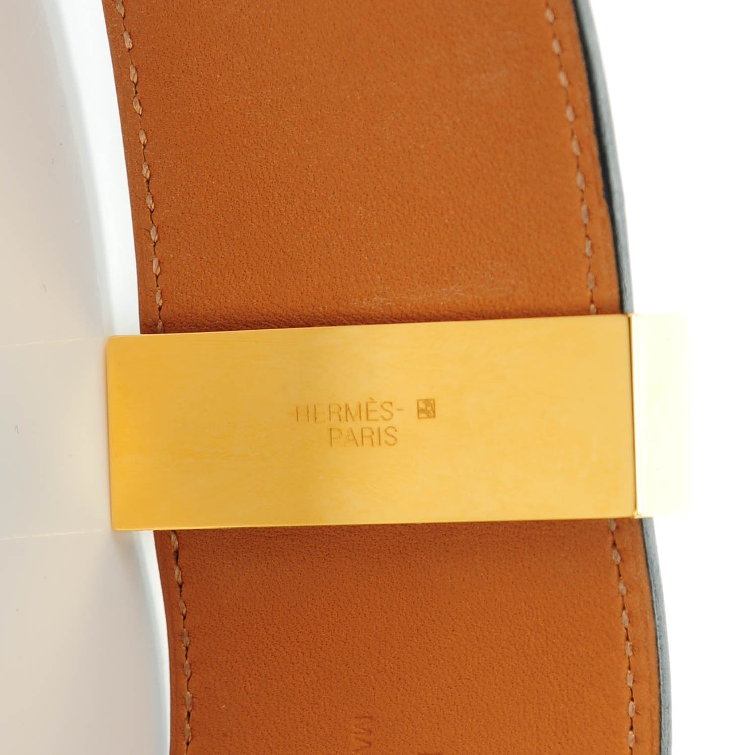 Hermes Box Calfskin Collier de Chien CDC Bracelet L Black 5 of 7