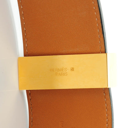 Hermes Box Calfskin Collier de Chien CDC Bracelet L Black 5 of 7