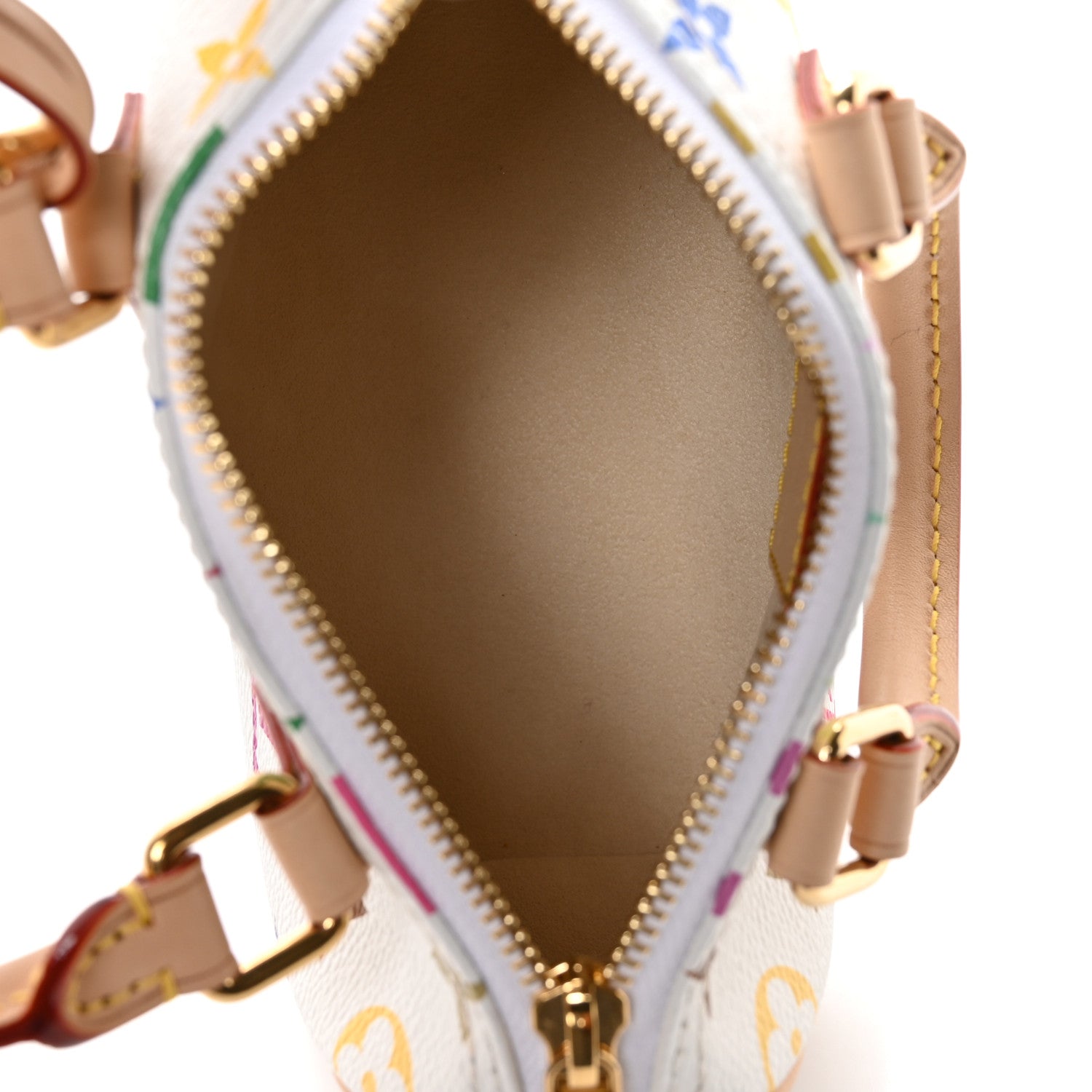 Louis Vuitton LV X TM Monogram Multicolor Nano Speedy White 5 of 9