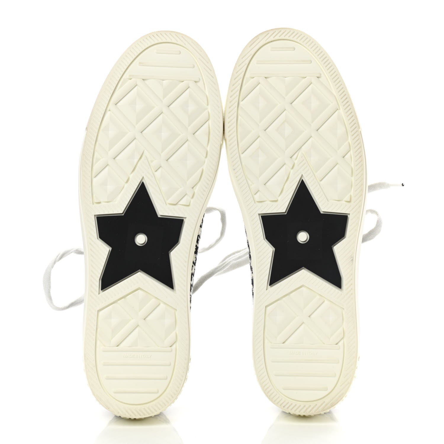 Christian Dior Canvas Houndstooth 30 Montaigne Embroidered Womens Walk'N'Dior Low Top Sneakers 40 Black White 5 of 8