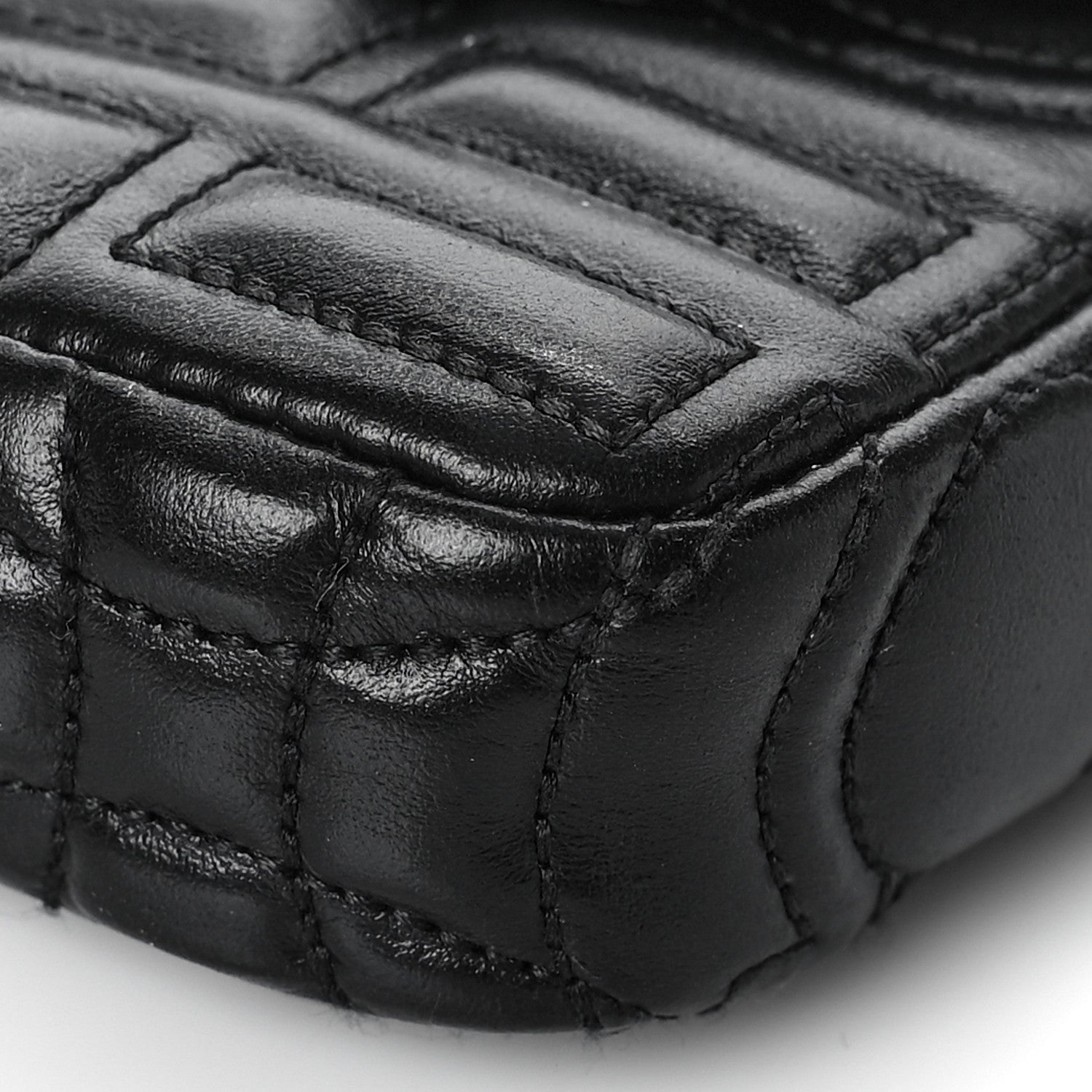 Salvatore Ferragamo Calfskin Quilted Gancini Mini Bag Black 9 of 11
