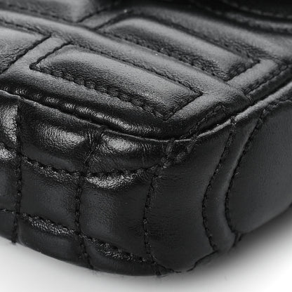 Salvatore Ferragamo Calfskin Quilted Gancini Mini Bag Black 9 of 11