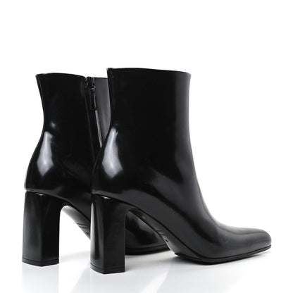 Balenciaga Brushed Calfskin Ankle Boots 38 Black 4 of 7