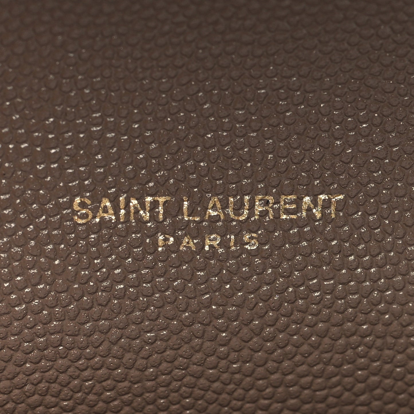 Grain De Poudre Monogram Uptown Chain Wallet Dark Beige