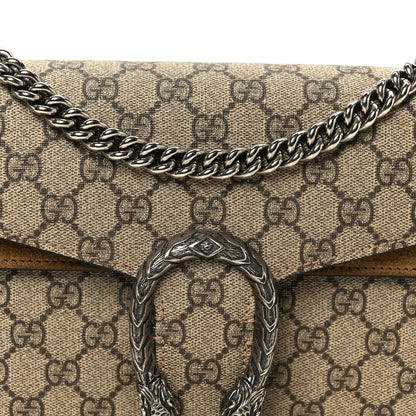 Gucci GG Supreme Monogram Small Dionysus Shoulder Bag Taupe 8 of 10