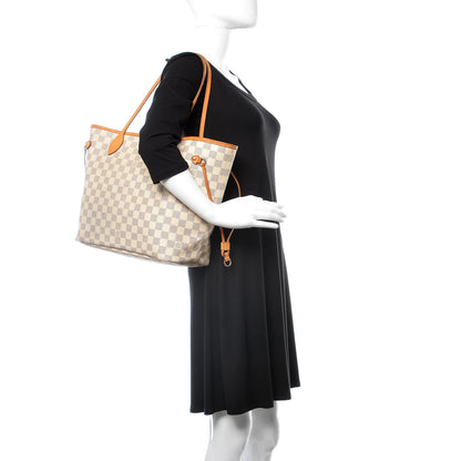 Louis Vuitton Damier Azur Neverfull MM 2 of 19